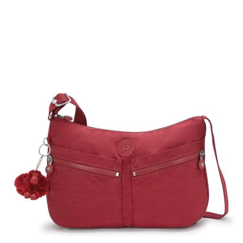 Kipling IZELLAH, Mittelgroße Umhängetasche, 12 x 80 x 38 cm, Funky Red (ROT) von Kipling