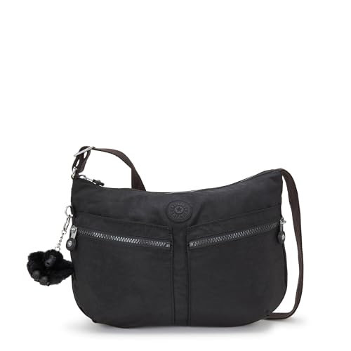 Kipling Izellah Umhängetasche für Damen, Black Noir, 12.25" L X 9.25" H X 5" D von KIPLING KIPLING
