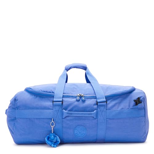 Kipling Jonis M Duffle-Rucksack für Damen, Havanna-Blau, 35,6 cm L x 62,5 cm H x 25,4 cm T, Havana Blue, 14''L x 24.5''H x 10''D, Kipling Damen Jonis M Duffle Rucksack von Kipling