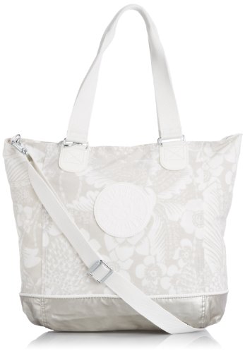 Kipling K12272B91, Damen Shopper, 40x37x11 cm (B x H x T), Weiß (Tropic White TF) von Kipling