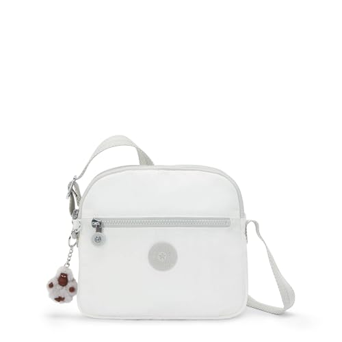 Kipling Keefe Crossbody Bag, Umhängetasche, Lebendiges Weiß, 8.25''L x 7.75''H x 5''D Kipling Keefe Crossbody Bag, Umhängetasche, Lebendiges Weiß, 8.25''L x 7.75''H x 5''D von Kipling