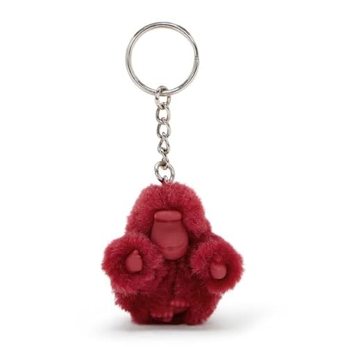 Kipling MONKEYCLIP XS KH, Extra kleiner Affen-Schlüsselanhänger, 2.5 x 80 x 38 cm, Funky Red (ROT) von Kipling