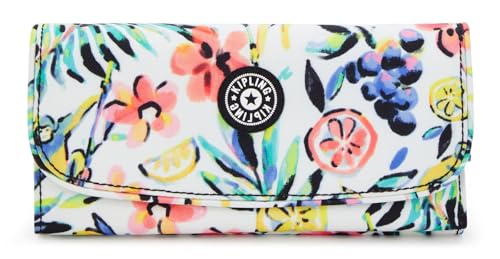 Kipling Money Land Large Wallet, Cocktail Floral (Orange) von Kipling