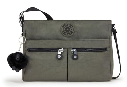 Kipling New Angie Kleine Umhängetasche, Green Moss (Grün) von Kipling
