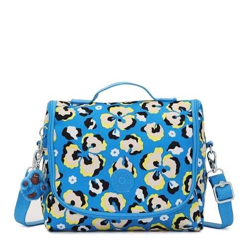 Kipling New KICHIROU Beutel/Koffer, 23x12.5x20.5, Leopard Floral (BLAU) von Kipling