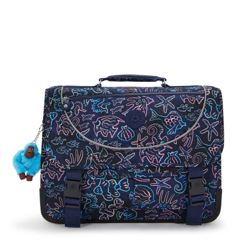 Kipling Preppy Medium Schoolbag-Disco Fish von Kipling
