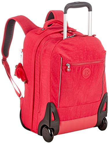 Kipling SARI, Kinder-Rucksack mit Rollen, Ergonomisch, Rückenschutz, 48 cm, 27 L, 2.31 kg, True Pink von Kipling