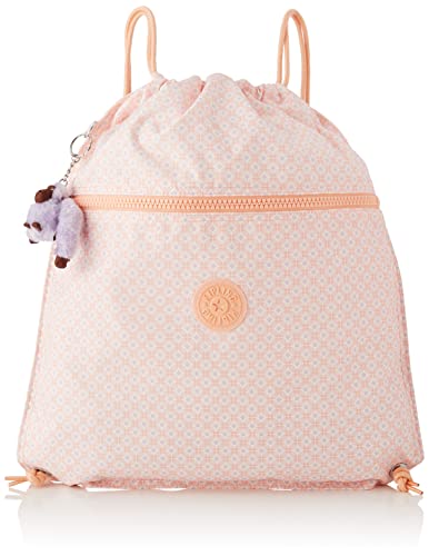 Kipling SUPERTABOO, Faltbarer Rucksack, multifunktional, 45 cm, 15 l, Girly Tile PRT, Girly Tile PRT, Einheitsgröße, SUPERTABOO von Kipling