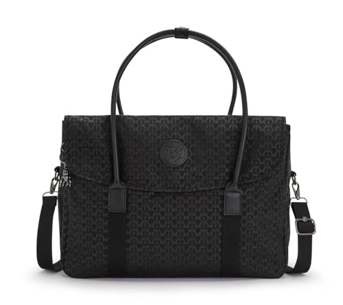 Kipling SUPERWORKER Messenger Bag, Signature Emb (Schwarz) von Kipling