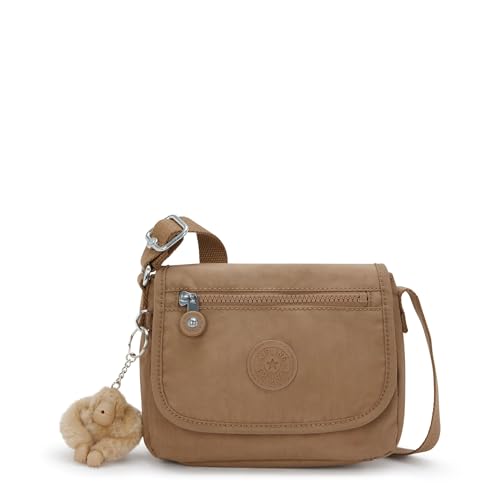 Kipling Sabian U Crossbody Bag für Damen, Early Tan, 7.75''L x 5.75''H x 3.25''D, Kipling Sabian U Crossbody Bag für Damen von Kipling
