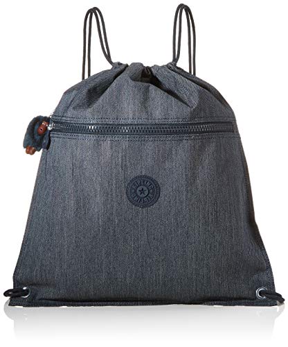 Kipling SUPERTABOO, Beutel mit Kordelzug, Multifunktional, Wasserabweisend, 45 cm, 15 L, 0.24 kg, Marine Navy von Kipling