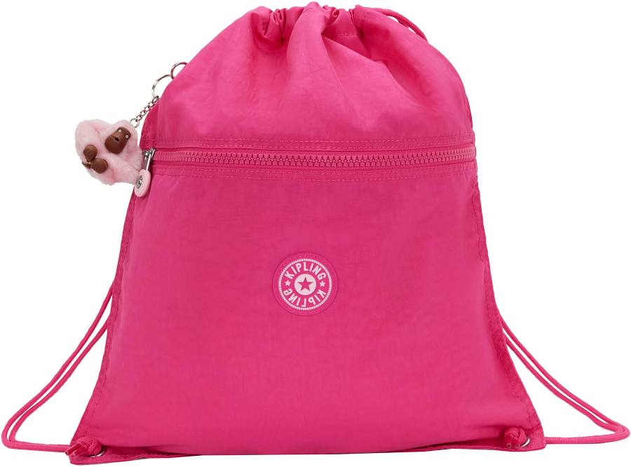 Kipling Supertaboo large drawstring bag-Intense Rose von Kipling