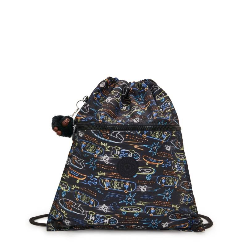 Kipling Supertaboo large drawstring bag-Neon Skate von Kipling