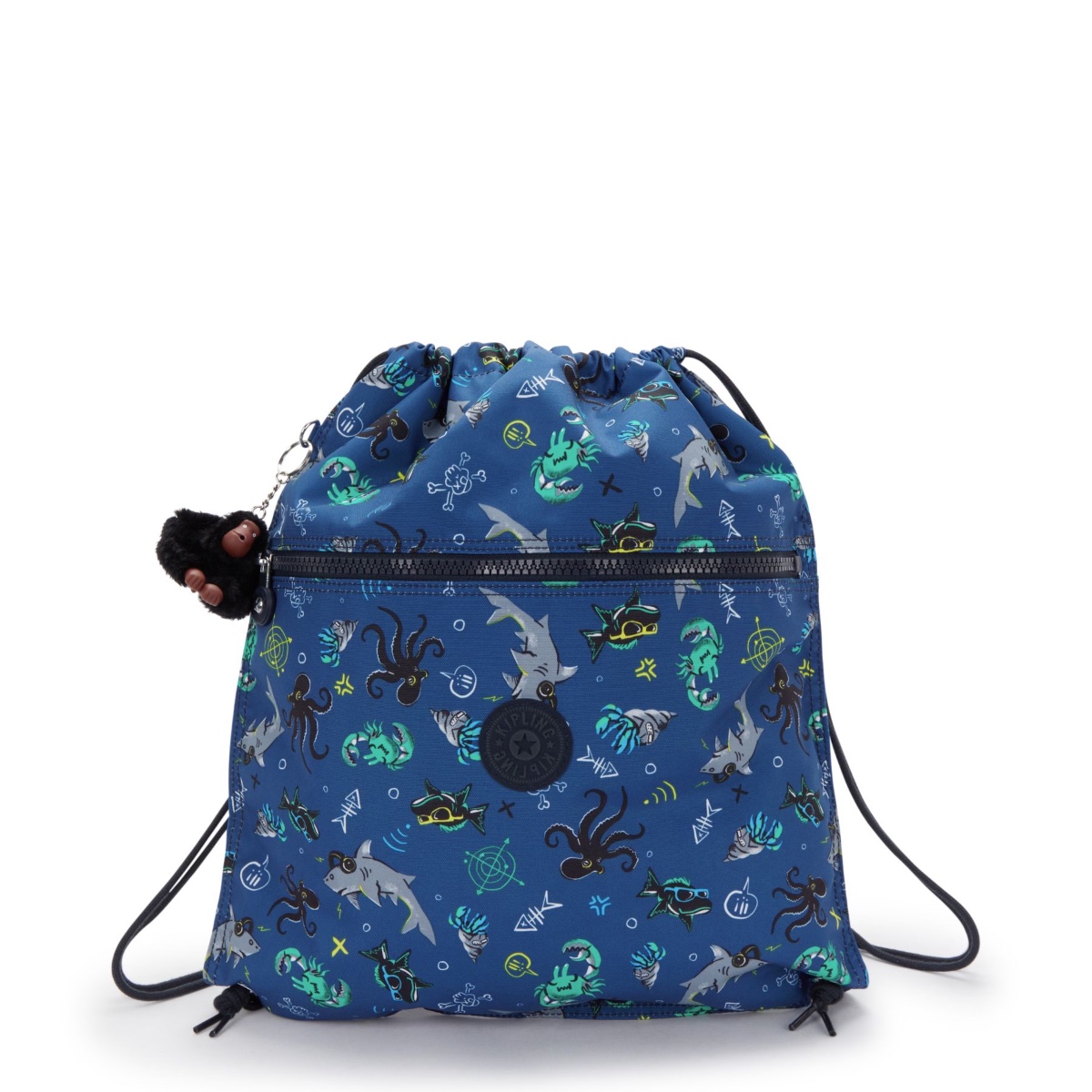 Kipling Supertaboo large drawstring bag-Undersea Party von Kipling