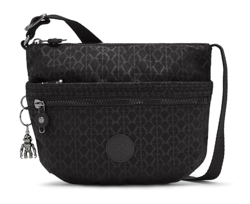 Kipling ARTO S Kleine Umhängetasche, Signature Emb (Schwarz) von Kipling