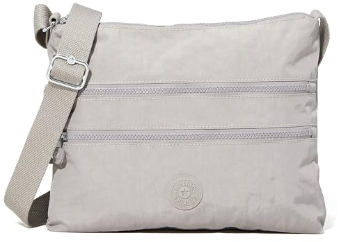 Kipling Damen Alvar Crossbody, Grey Gris von Kipling