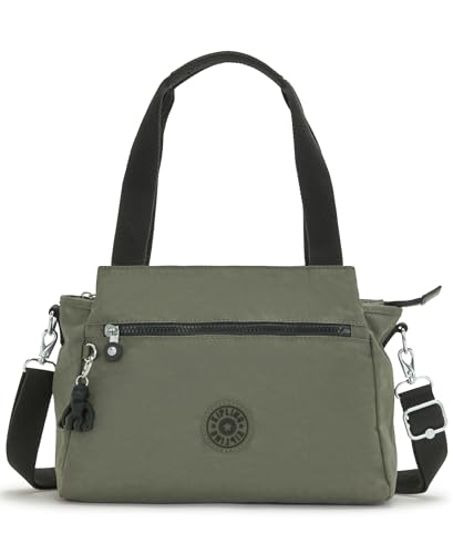 Kipling Unisex Elysia Medium shoulderbag (with Removable shoulderstrap), Green Moss von Kipling