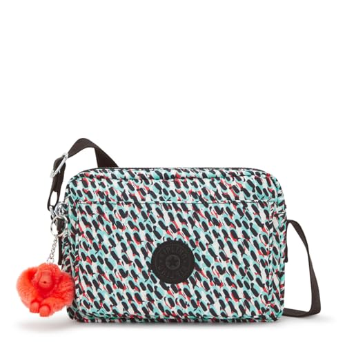 Kipling ABANU M Mittelgroße Umhängetasche, Abstract Print (Weiß) Kipling ABANU M Mittelgroße Umhängetasche, Abstract Print (Weiß) von Kipling