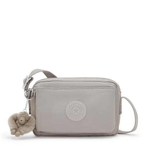 Kipling Damen Abanu Crossbody, Grau Gris, 20x13.5x7.5 cm (B x H x T) von Kipling