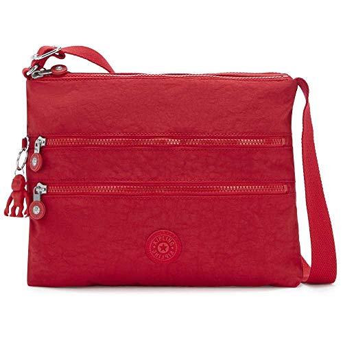 Kipling Damen Alvar Crossbody, Red Rouge, 33x26x4.5 cm (B x H T) EU von Kipling