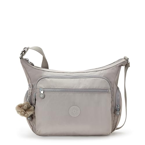 Kipling Damen Gabbie Crossbody, Grey Grau, 35.5x30x18.5 cm (B x H T) EU von Kipling