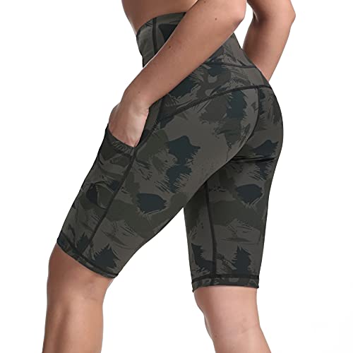 Kipro Bedruckte Shorts Professional Yoga-Shorts Fitness Radfahren Laufen Kurze Leggings von Kipro