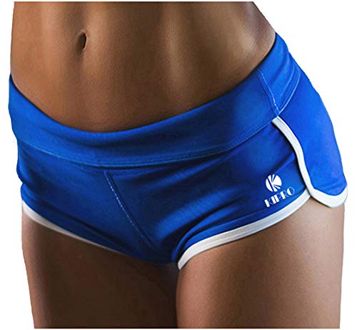 Kipro Fitted Stretch Tight Body Trailing Workout Exercise Shorts Underwear Blau S von Kipro