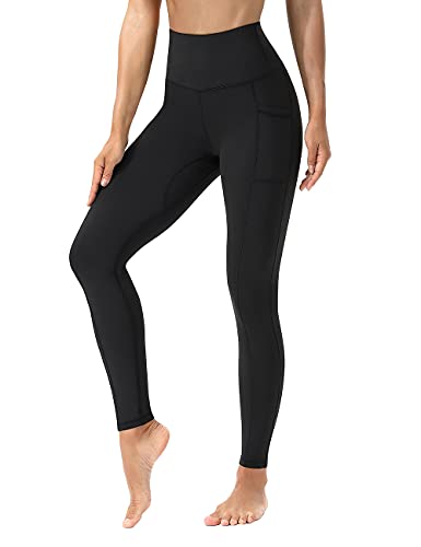 Kipro High Waist Push Up Leggings für Damen Angenehm Weiche Elastische Blickdichte Leggings mit Bauchkontrolle Dehnbare Sport Yogahosen mit Taschen M von Kipro