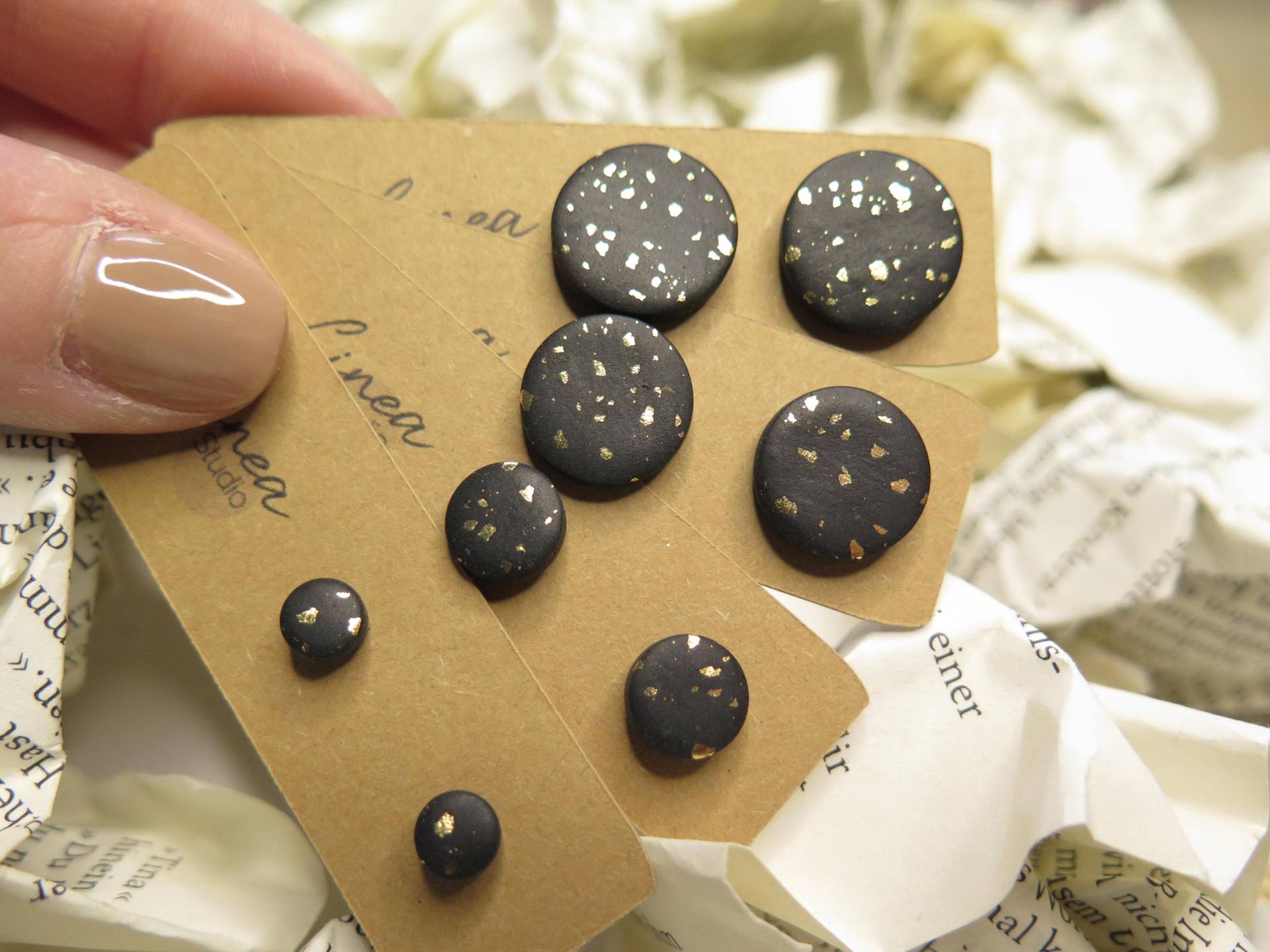 Golden Studs von KiraLineaStudio