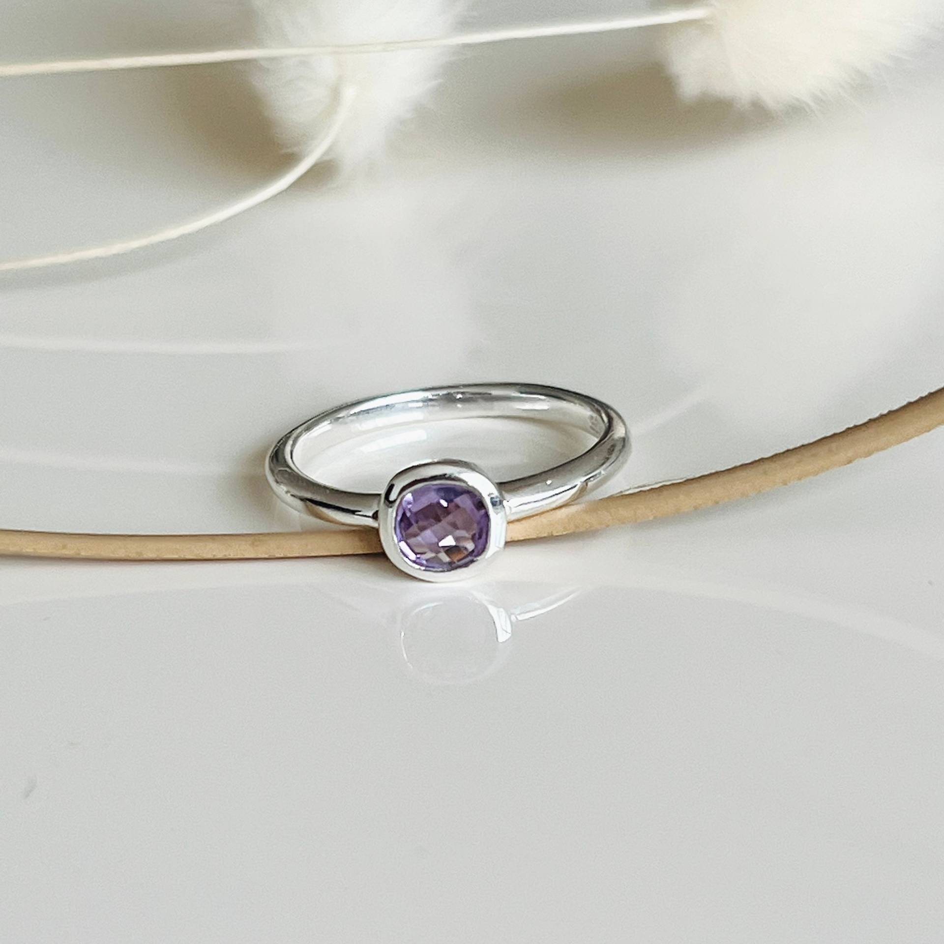 Amethyst Ring 925 Sterling Silber Amethyst Ring 925 Sterling Silber von KiraMiraJewelry