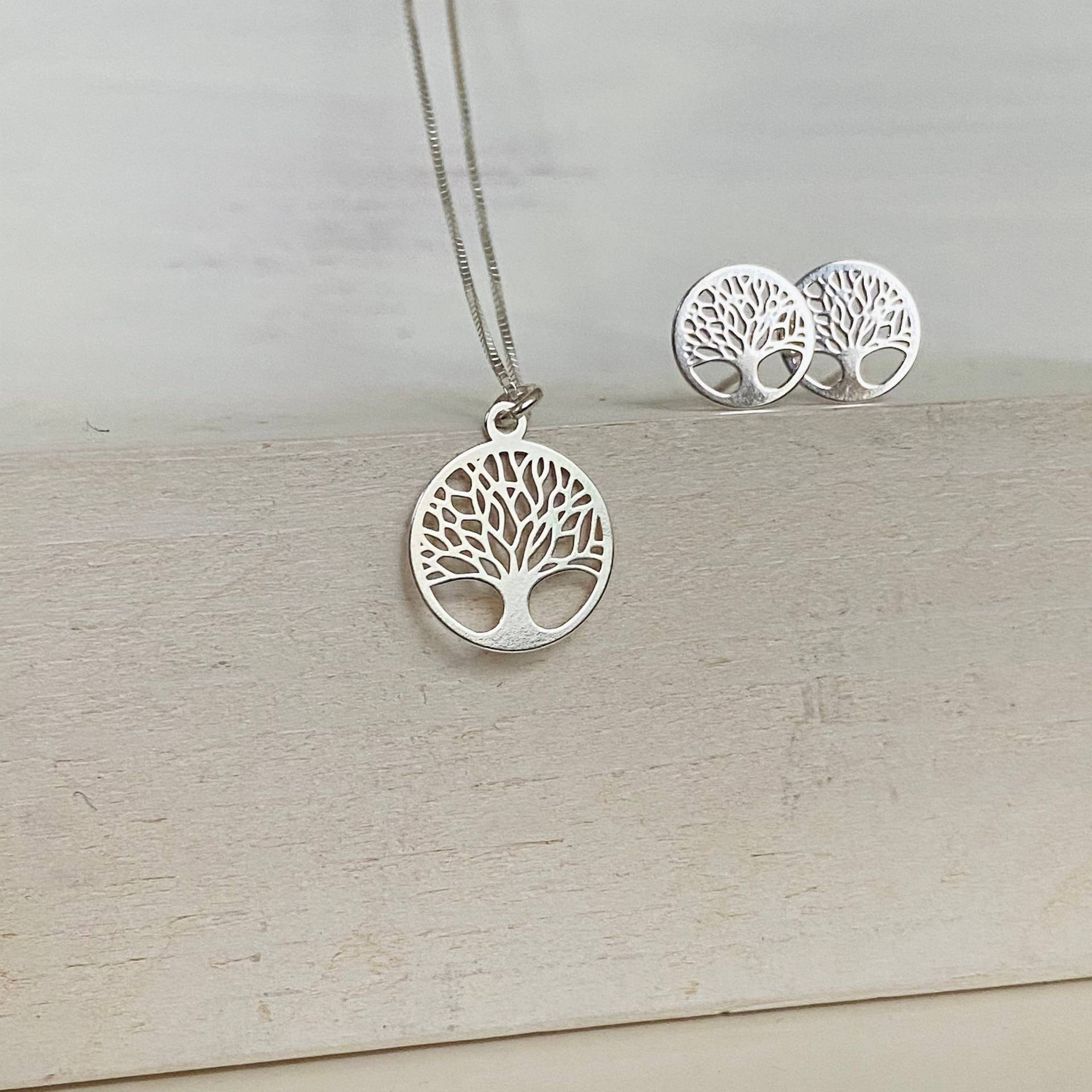 Lebensbaum Schmuckset 925 Sterling Silber Lebensbaum Schmuckset 925 Sterling Silber von KiraMiraJewelry