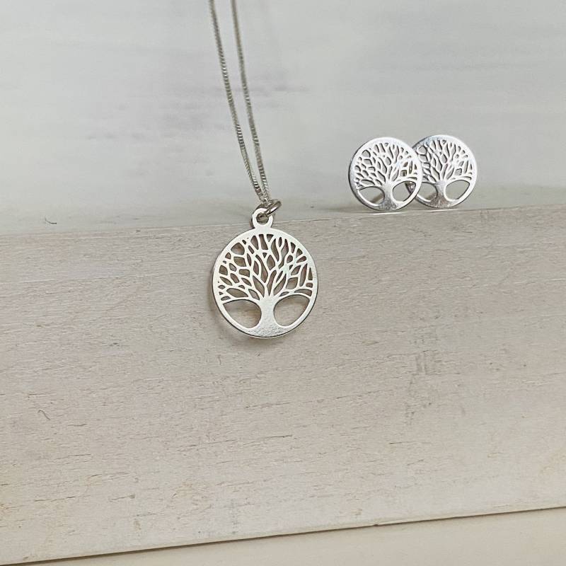 Lebensbaum Schmuckset 925 Sterling Silber Lebensbaum Schmuckset 925 Sterling Silber von KiraMiraJewelry