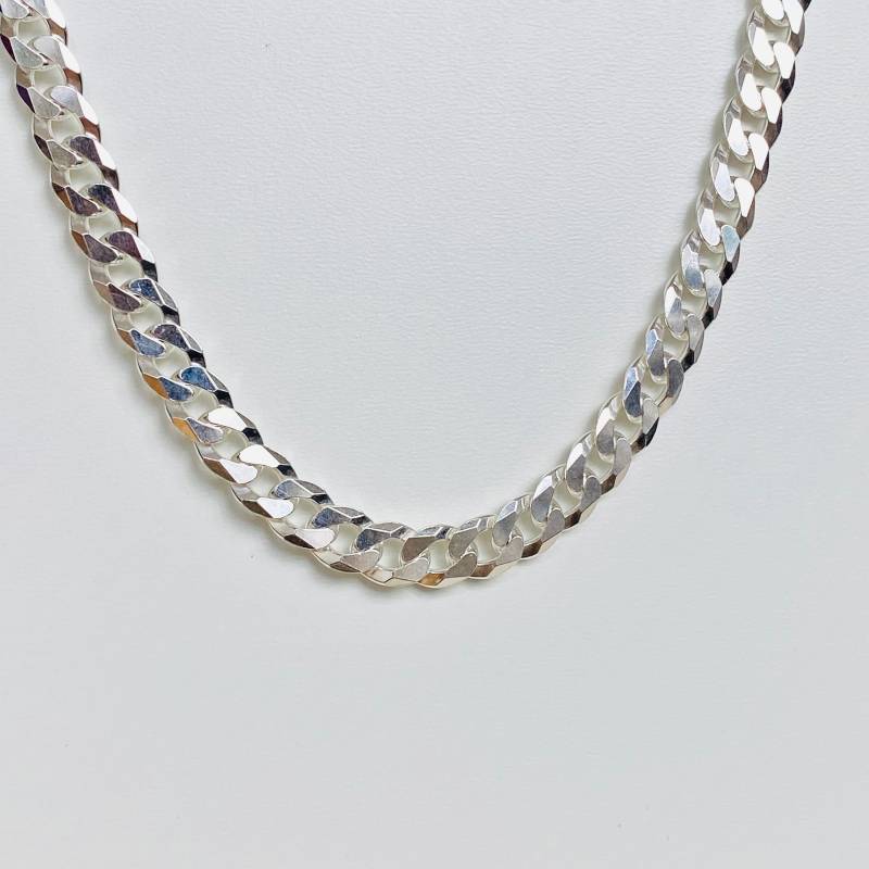 Massive Panzerkette 7mm 925 Sterling Silber Massive Panzerkette 7mm 925 Sterling Silber von KiraMiraJewelry