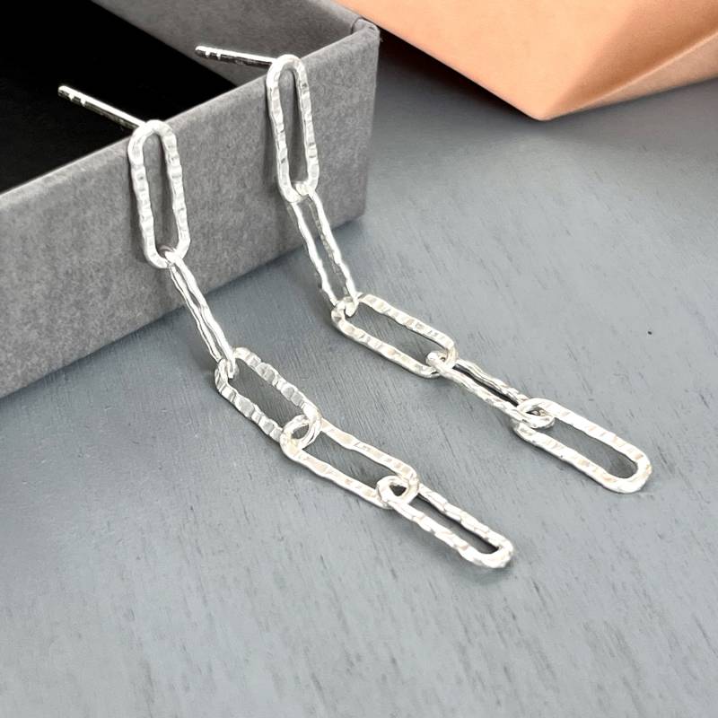 Ohrhänger Aus Glieder 925 Sterling Silber Ohrhänger Aus Glieder 925 Sterling Silber von KiraMiraJewelry