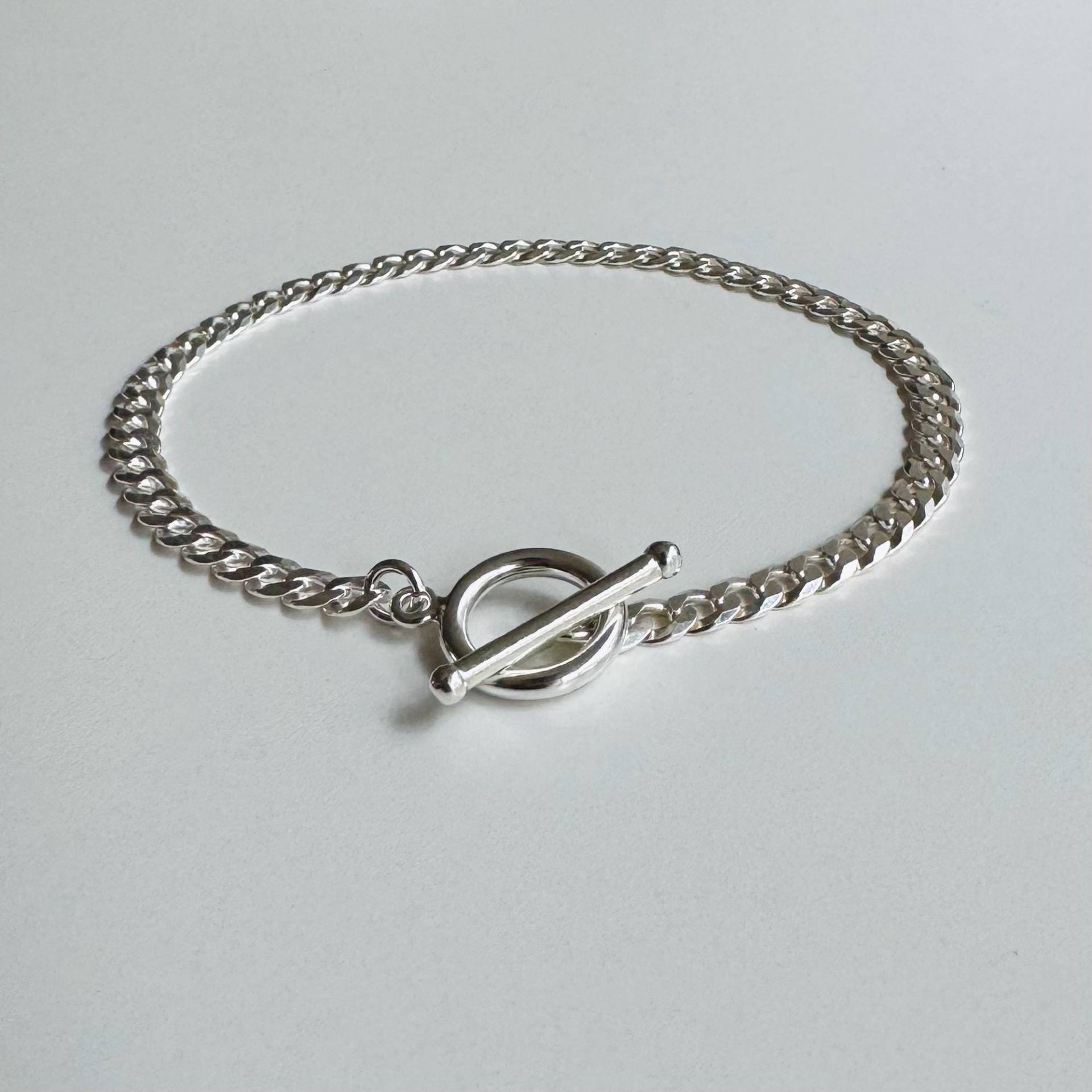 Panzer Armband Mit Knebel Verschluss 925 Sterling Silber Panzer Armband Mit Knebel Verschluss 925 Sterling Silber von KiraMiraJewelry