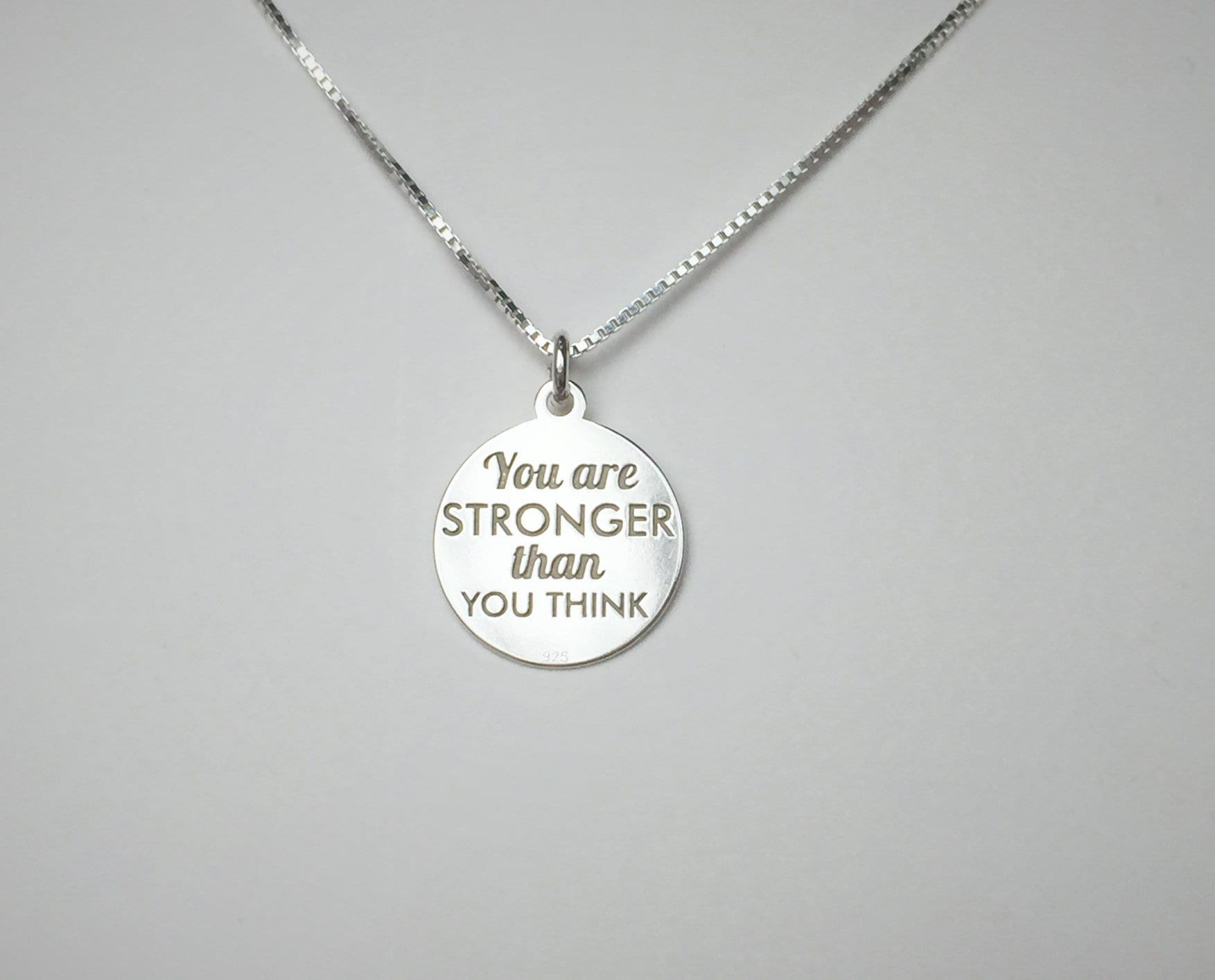 Plättchen Spruchkette 925 Silber Plättchen Spruchkette 925 Silber von KiraMiraJewelry