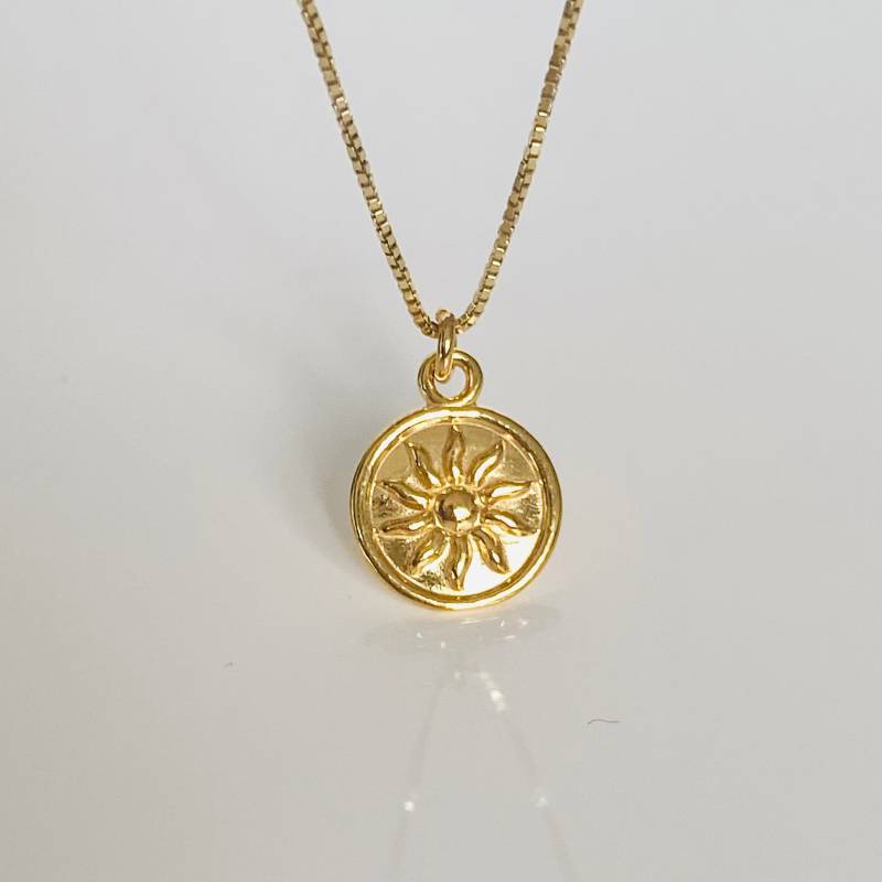 Sun Kette 925 Sterling Silber Vergoldet Sun Kette 925 Sterling Silber Vergoldet von KiraMiraJewelry