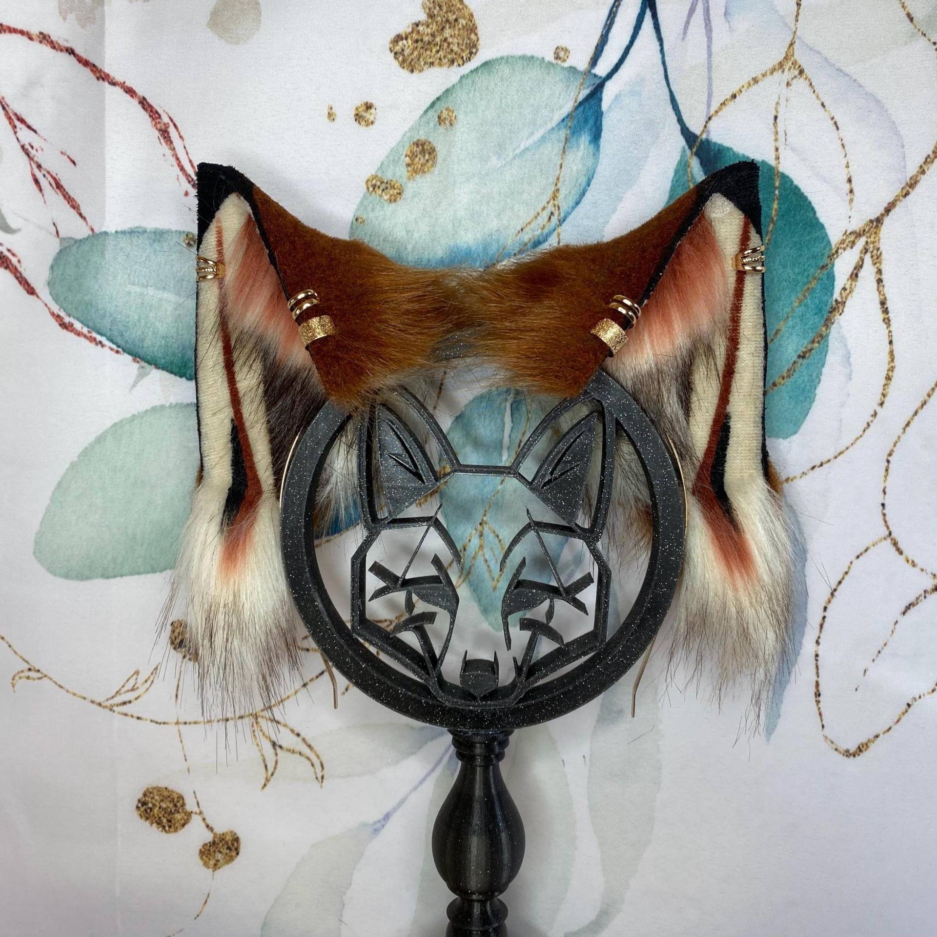 Natural Copper Fox Ears Handmade From Fauxfur Cosplay, Streamers, Therians, Furry, Petplay, Roleplay, Fursuit Wearable As A Headband von Kirasfoxburrow