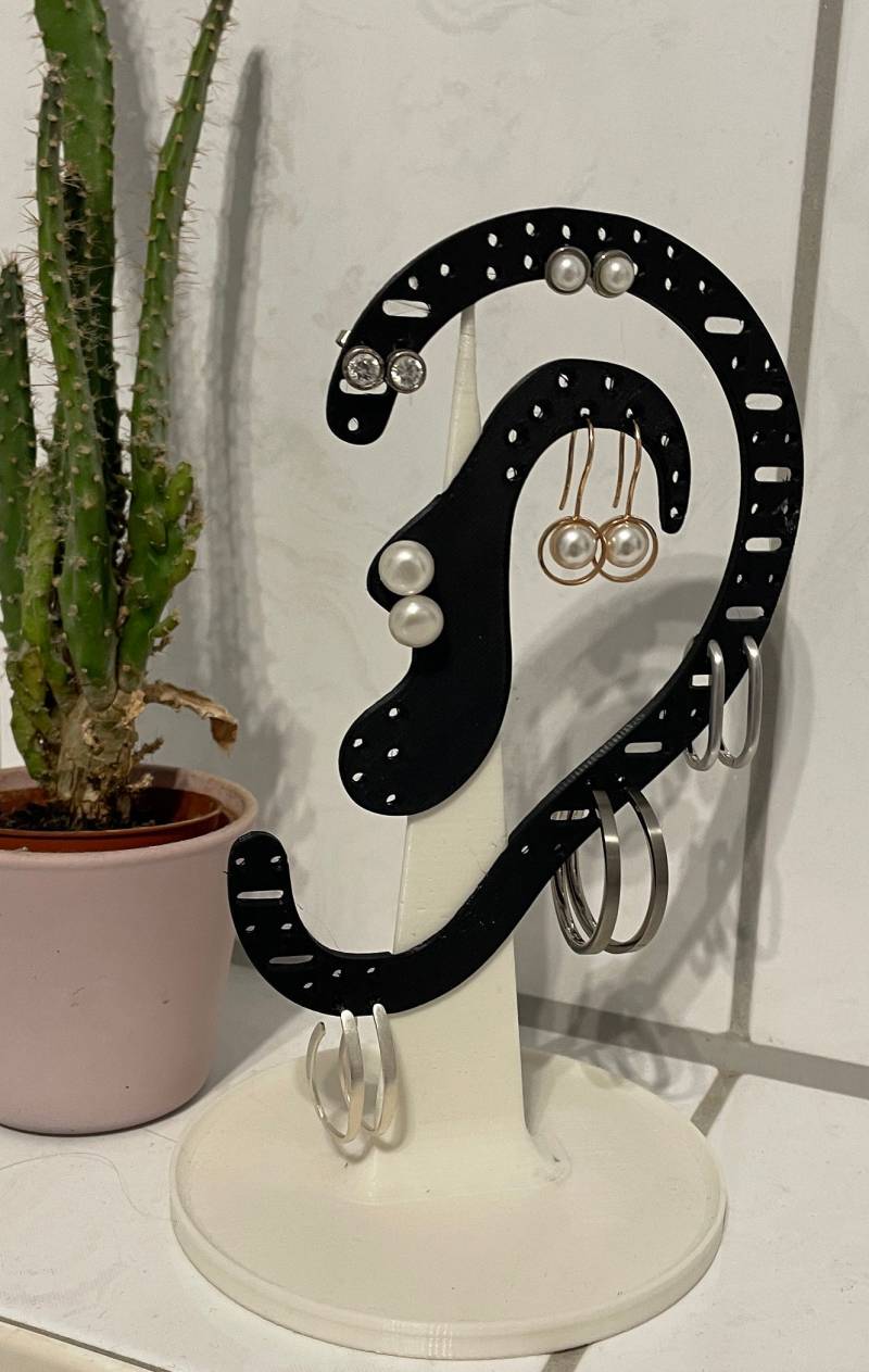 Ohrring Ständer/Halter 3D-Gedruckte in Form Eines Ohrs von Pfaelzer3DGarage