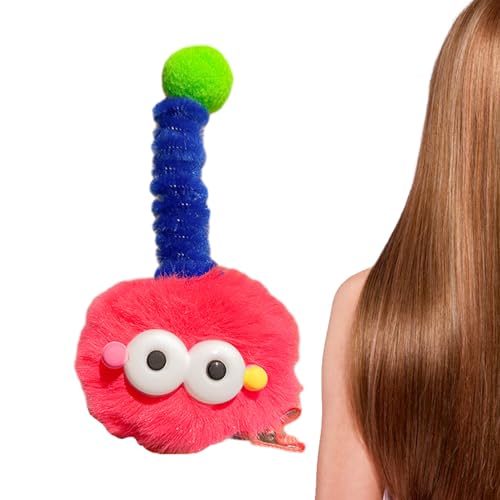 Haarspangen für Mädchen, Cartoon Plüschpuppe Haarnadel Entenschnabel Clip, Haardekorationszubehör, bequemer, dekorativer Kawaii-Haarschmuck für den täglichen Gebrauch, Hochzeit, Festival, Kirdume von Kirdume