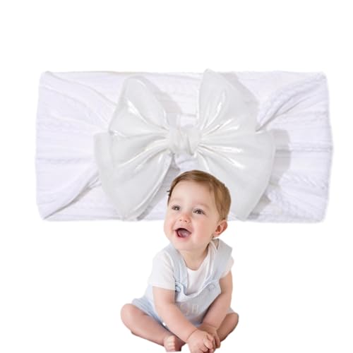 Kirdume Baby-Mädchen-Stirnband,Baby-Stirnbänder - Super dehnbare weiche Baby-Stirnbänder,Dehnbare Knoten-Stirnbänder, weiche Haarbänder für Neugeborene, Kleinkinder, Kinder, Mädchen, Haarschmuck von Kirdume