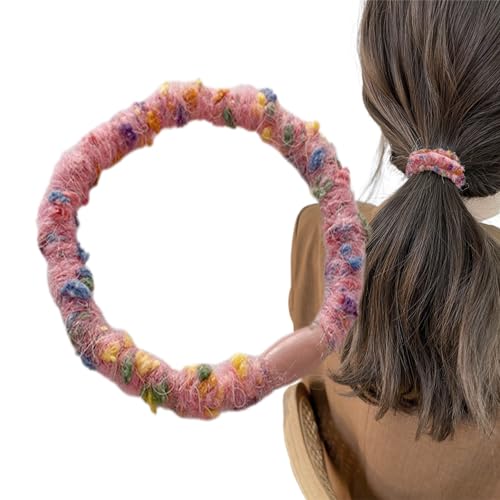 Scrunchies Haarschmuck | Damen Haargummis Scrunchies | Party-Haarschmuck für Geburtstag, Hochzeit, Damen und Mädchen, 12er-Pack Haarbänder in verschiedenen Farben Kirdume von Kirdume