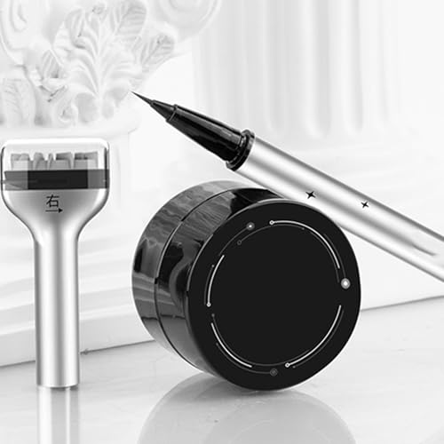 Stempel Für Unteren Wimpern, Eyeliner Stift, 2-in-1 Wimpern Stempel Und Eyeliner, Wiederverwendbares Stempel Werkzeug Für Unteren Wimpern, Schweißfester Stempel Für Unteren Wimpern Mit Tinte von Kirdume