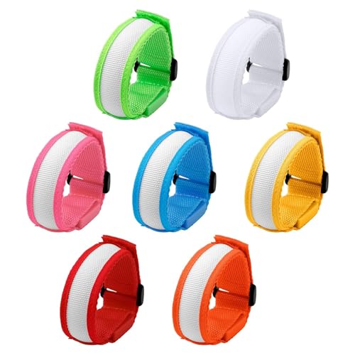 Kireida® 8 Stück LED-Glüh-Armbänder, leuchtende Armbänder, blinkende Arm-Arm-Armbänder, blinkende Armbänder, leuchtend im Weihnachtsdunkel, kreatives Geschenk von Kireida