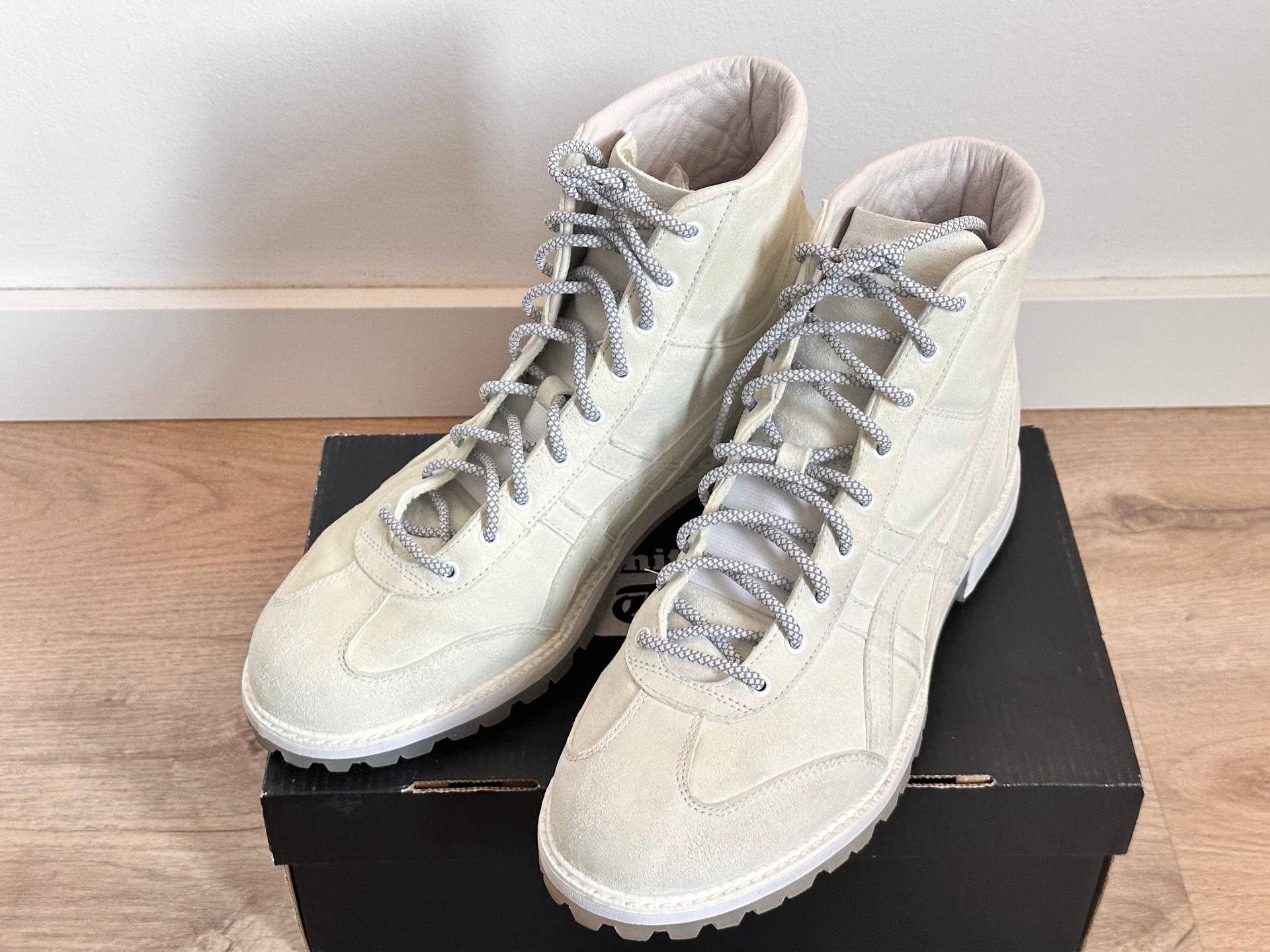 Onitsuka Tiger Japan Edition Rinkan Boots Weiß Beige Wildleder Eu 42, 5 von KiriAntiques