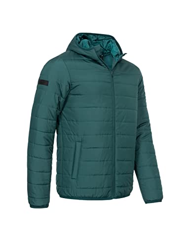 Kirkjubøur® Askja Herren Steppjacke, mit leichter Wattierung, Stehkragen und Kapuze. Jacke für Männer, in S bis 3XL, in vielen verschiedenen Farben (as3, alpha, l, regular, regular, blau) von Kirkjubøur