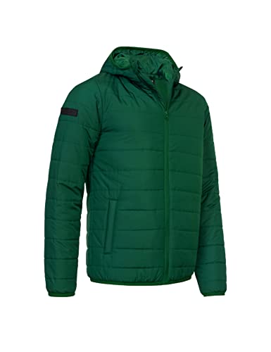 Kirkjubøur® Askja Herren Steppjacke, mit leichter Wattierung, Stehkragen und Kapuze. Jacke für Männer, in S bis 3XL, in vielen verschiedenen Farben (as3, alpha, l, regular, regular, grün) von Kirkjubøur