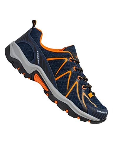 Kirkjubøur® Makalu atmungsaktive Unisex Outdoor Schuhe. Wanderschuhe mit Flexibler Sohle und hoher Dämpfung, in vielen Farben (blau, eu_Footwear_Size_System, Adult, Numeric, medium, Numeric_42) von Kirkjubøur