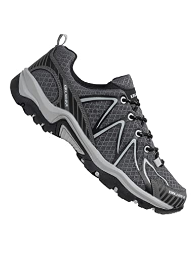 Kirkjubøur® Makalu atmungsaktive Unisex Outdoor Schuhe. Wanderschuhe mit Flexibler Sohle und hoher Dämpfung, in vielen Farben (grau, eu_Footwear_Size_System, Adult, Numeric, medium, Numeric_46) von Kirkjubøur