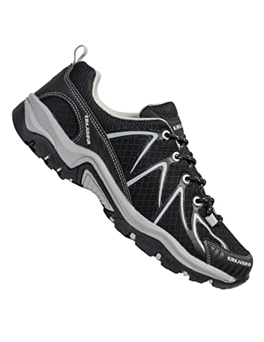 Kirkjubøur® Makalu atmungsaktive Unisex Outdoor Schuhe. Wanderschuhe mit Flexibler Sohle und hoher Dämpfung, in vielen Farben (schwarz, eu_Footwear_Size_System, Adult, Numeric, medium, Numeric_41) von Kirkjubøur